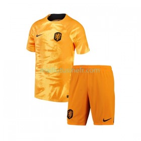Maillot de Foot Pays-Bas Domicile Coupe du monde 2022 - Enfant